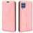 Mobigear Retro Slim Samsung Galaxy M22 Hoesje Bookcase Portemonnee - Roze