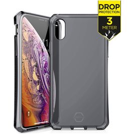 ITSkins SpectrumClear iPhone X Hoesje Flexibel TPU Backcover Shockproof - Zwart