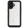 Ghostek Nautical Slim Doorzichtig iPhone 16 Waterdicht MagSafe Hoesje Hardcase Backcover Shockproof - Transparant