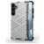 Mobigear Honeycomb Samsung Galaxy S24 Plus Hoesje Hardcase Backcover Shockproof - Wit