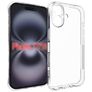Mobigear Cushion Doorzichtig iPhone 18 Hoesje Flexibel TPU Backcover - Transparant