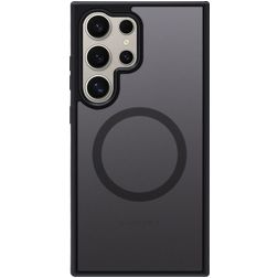 Valenta Frost Samsung Galaxy S24 Ultra MagSafe Hoesje Hardcase Backcover - Zwart