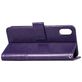 Mobigear Clover iPhone XR Hoesje Bookcase Portemonnee - Paars