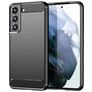 Mobigear Brushed Slim Samsung Galaxy S23 Plus Hoesje Flexibel TPU Backcover - Zwart
