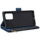 Mobigear Zipper Samsung Galaxy S10 Lite Hoesje Bookcase Portemonnee - Blauw