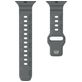 Mobigear Sport Armor Siliconen Apple Watch Bandje Druksluiting - 42/41/40/38 mm - Grijs