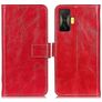 Mobigear Basic POCO F4 GT Hoesje Bookcase Portemonnee - Rood