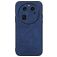 Mobigear Fabric OPPO Find X6 Hoesje Hardcase Backcover - Blauw