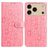 Mobigear Flowers iPhone 17 Pro Max Hoesje Bookcase Portemonnee - Roze