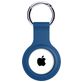 Xccess Keychain Apple AirTag Hoesje Flexibel Siliconen Sleutelhanger - Blauw