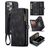 CaseMe 008 iPhone 16 Pro Hoesje Uitneembare 2in1 Bookcase Portemonnee - Zwart
