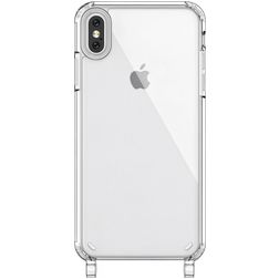 Mobigear Mix & Match Doorzichtig iPhone XS Max Flexibel TPU Hoesje met koord - Transparant