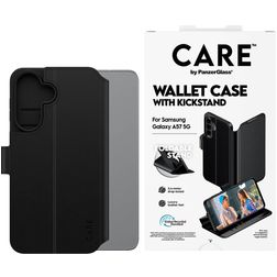 CARE by PanzerGlass Kickstand Samsung Galaxy A57 Hoesje Bookcase Portemonnee - Zwart