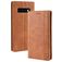 Mobigear Sensation Samsung Galaxy S10 Hoesje Bookcase Portemonnee - Cognac