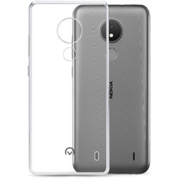 Mobilize Gelly Doorzichtig Nokia C21 Hoesje Flexibel TPU Backcover - Transparant
