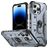 Mobigear Armor Ring iPhone 14 Pro Max Hoesje Hardcase Backcover Shockproof met Ringhouder - Grijs