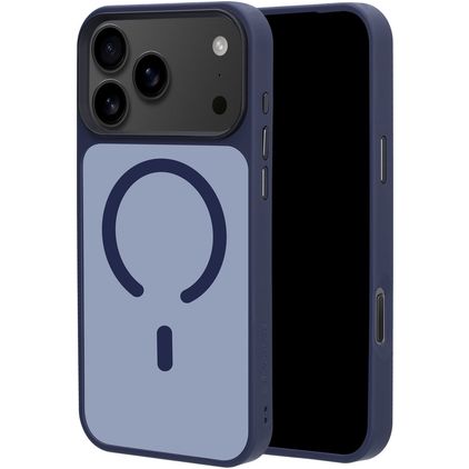 Mobiparts Hardcover iPhone 18 Pro Max MagSafe Hoesje Hardcase Backcover - Satin Blue