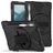 Mobigear SureGrip XGuard Lenovo Tab P11 Pro Gen 2 Hoes Hard Kunststof,Siliconen Backcover + Stylus Houder + Standaard - Zwart
