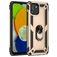 Mobigear Armor Ring Samsung Galaxy A03 Hoesje Hardcase Backcover Shockproof met Ringhouder - Goud