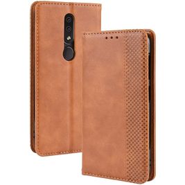 Mobigear Sensation Nokia 4.2 Hoesje Bookcase Portemonnee - Cognac