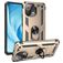 Mobigear Armor Ring Xiaomi Mi 11 Lite Hoesje Hardcase Backcover Shockproof met Ringhouder - Goud