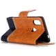 Mobigear Croco Xiaomi Mi 8 SE Hoesje Bookcase Portemonnee - Oranje