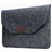 Mobigear Envelope Vilt Laptop Sleeve 11 inch Laptophoes - Zwart