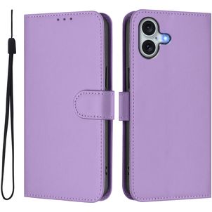 Mobigear Urban Wallet iPhone 16 Plus Hoesje Bookcase Portemonnee - Paars