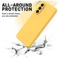 Mobigear Rubber Touch Samsung Galaxy A56 Siliconen Hoesje Backcover - Geel