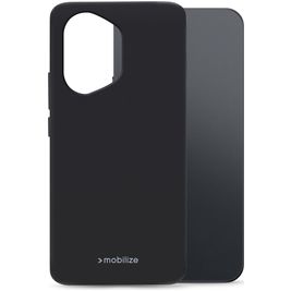 Mobilize Rubber Gelly Honor 400 Hoesje Flexibel TPU Backcover - Zwart