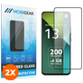 Mobigear Premium Xiaomi Redmi Note 13 Pro 5G Glazen Screenprotector - Case Friendly - Zwart (2-Pack)