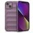 Mobigear Bumpy iPhone 14 Hoesje Flexibel TPU Backcover - Paars