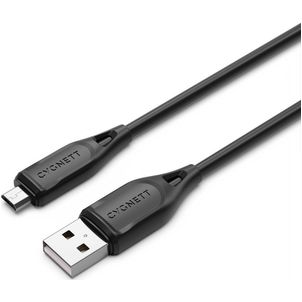Cygnett Essentials USB-A naar Micro USB Kabel 1 m - Zwart