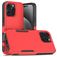 Mobigear Heavy Armor iPhone 16 Pro Max Hoesje Hardcase Backcover Shockproof - Rood