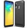 Mobigear Brushed Slim Samsung Galaxy A20e Hoesje Flexibel TPU Backcover - Zwart