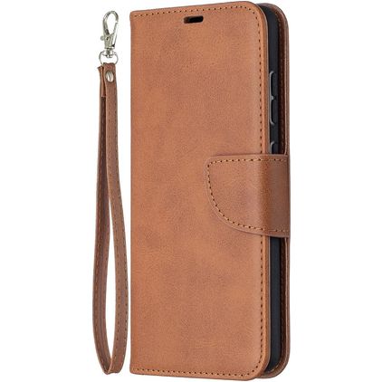Mobigear Excellent Samsung Galaxy A52s 5G Hoesje Bookcase Portemonnee - Cognac