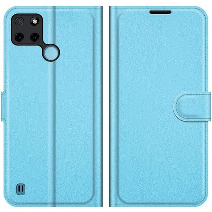 Mobigear Classic Realme C21Y Hoesje Bookcase Portemonnee - Blauw