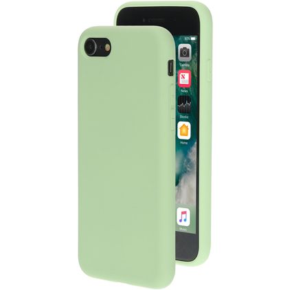 Mobiparts iPhone SE (2020) Siliconen Hoesje Backcover - Pistache Green