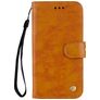 Mobigear Wallet Samsung Galaxy A8 (2018) Hoesje Bookcase Portemonnee - Cognac