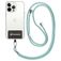 Mobigear Lanyard Universeel Verstelbaar Telefoonkoord - Roze / Groen