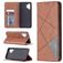Mobigear Rhombus Slim Samsung Galaxy A32 4G Hoesje Bookcase - Bruin