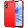 Mobigear Brushed Slim OPPO A17 Hoesje Flexibel TPU Backcover - Rood