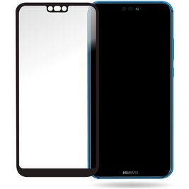Mobilize Premium Huawei P20 Lite (2019) Glazen Screenprotector - Case Friendly - Zwart