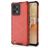 Mobigear Honeycomb Realme C31 Hoesje Hardcase Backcover Shockproof - Rood