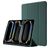 Mobigear Tri-Fold Gel iPad Pro 13 Inch (2025) Hoes TPU,Kunstleer Bookcase + Stylus Houder - Groen