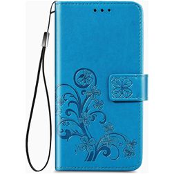 Mobigear Clover Google Pixel 4a Hoesje Bookcase Portemonnee - Blauw