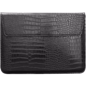 Mobigear Envelope Croco Laptop Sleeve 12 inch Laptop hoes - Zwart