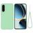 Mobigear Rubber Touch Samsung Galaxy A37 Siliconen Hoesje Backcover - Groen