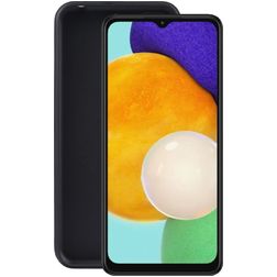 Mobigear Colors Samsung Galaxy A04s Hoesje Flexibel TPU Backcover - Zwart