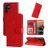 Mobigear Sunflower Samsung Galaxy S23 Ultra Hoesje Bookcase Portemonnee - Rood